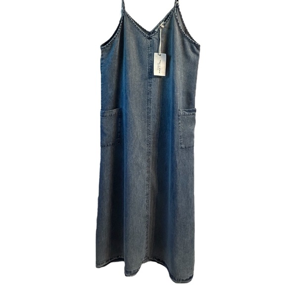 NWT Tea N Rose Denim Maxi Dress - Picture 7 of 9